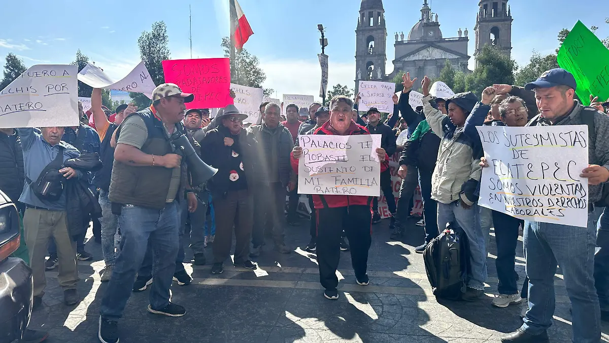 trabajadores de Ecatepec en Toluca